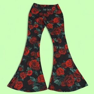 Current Mood Rose Flare Pants